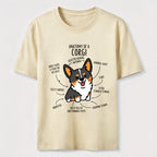 PetTaxClub Anatomy Of A Corgi Classic T-Shirt