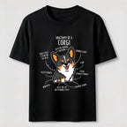PetTaxClub Anatomy Of A Corgi Classic T-Shirt