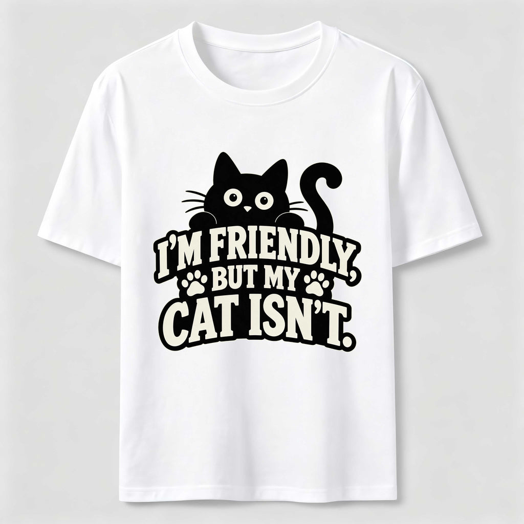 PetTaxClub Friendly But My Cat Is Not Classic T-Shirt