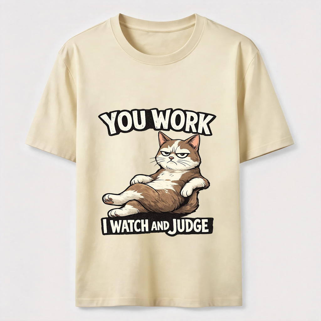 PetTaxClub Judgmental Office Cat Humor Classic T-Shirt