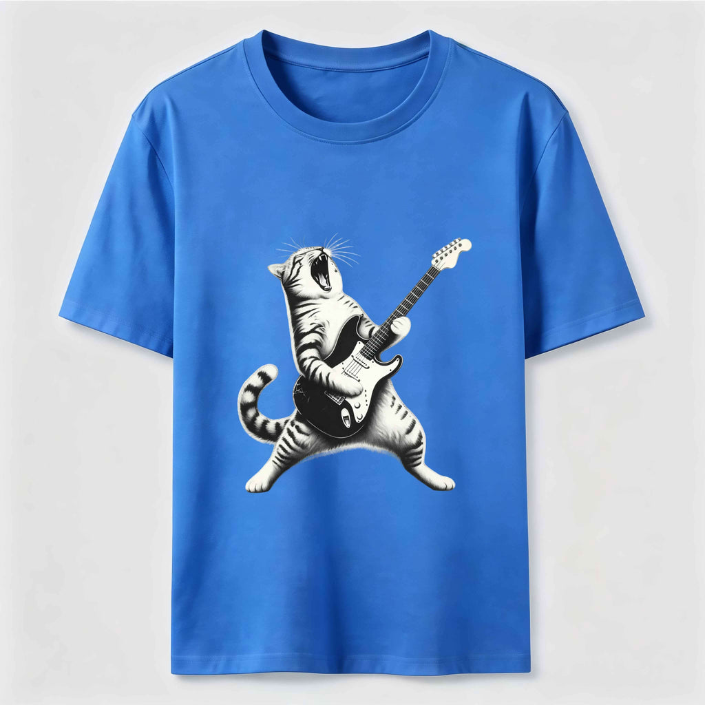 PetTaxClub Rockstar Guitar Cat Classic T-Shirt