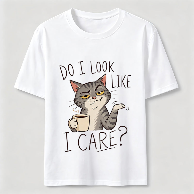 PetTaxClub Do I Look Like I Care Cat Classic T-Shirt