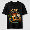 Cat Attitude Graphic Tee
