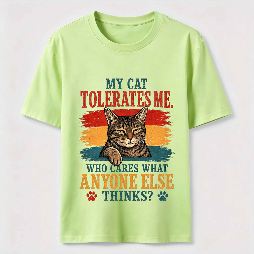 Cat Approved Human Vintage Funny Cat Owner Tee