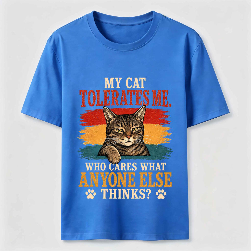 Cat Approved Human Vintage Funny Cat Owner Tee