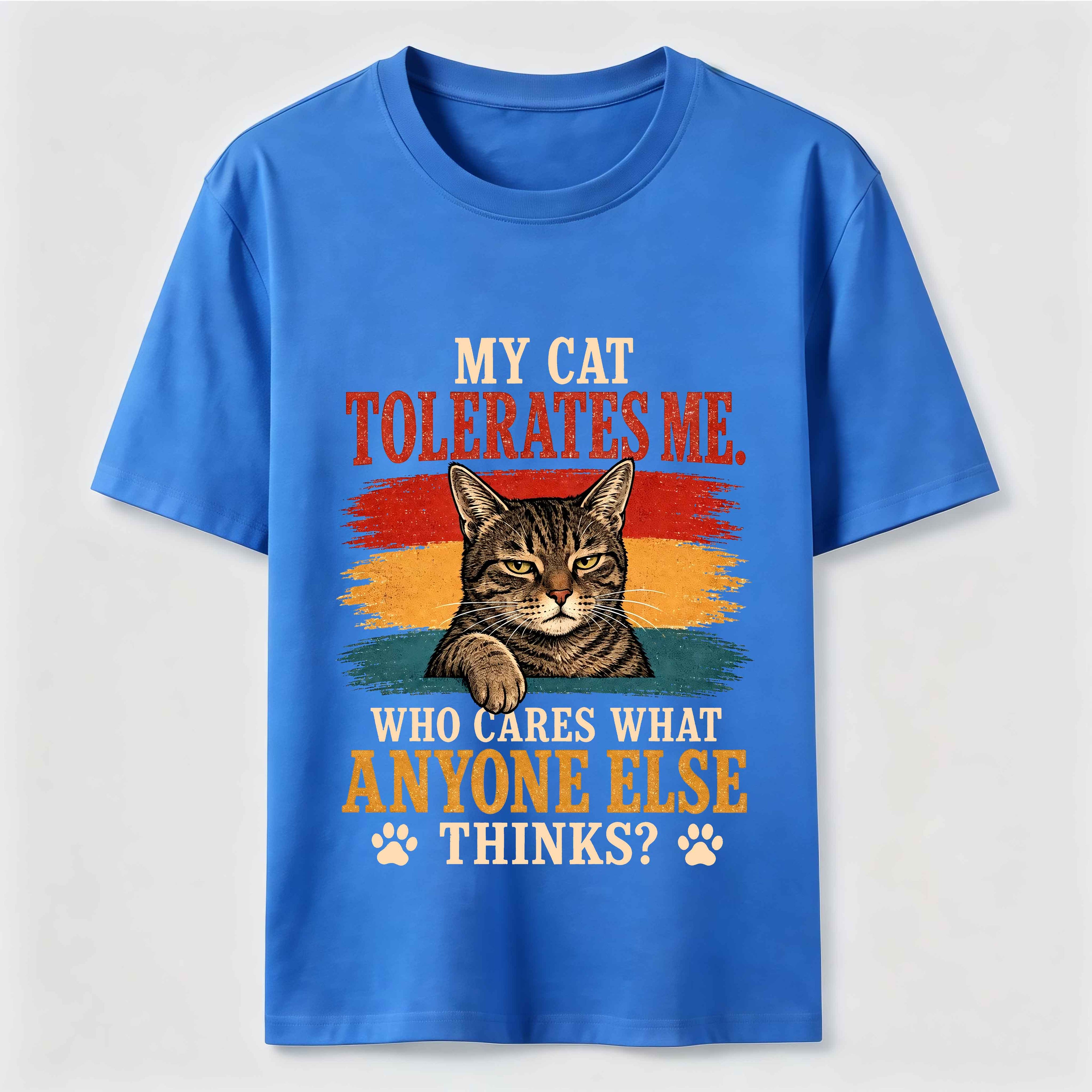 Cat Approved Human Vintage Funny Cat Owner Tee