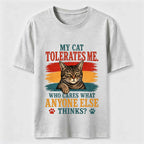 Cat Approved Human Vintage Funny Cat Owner Tee