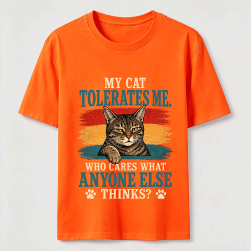 Cat Approved Human Vintage Funny Cat Owner Tee