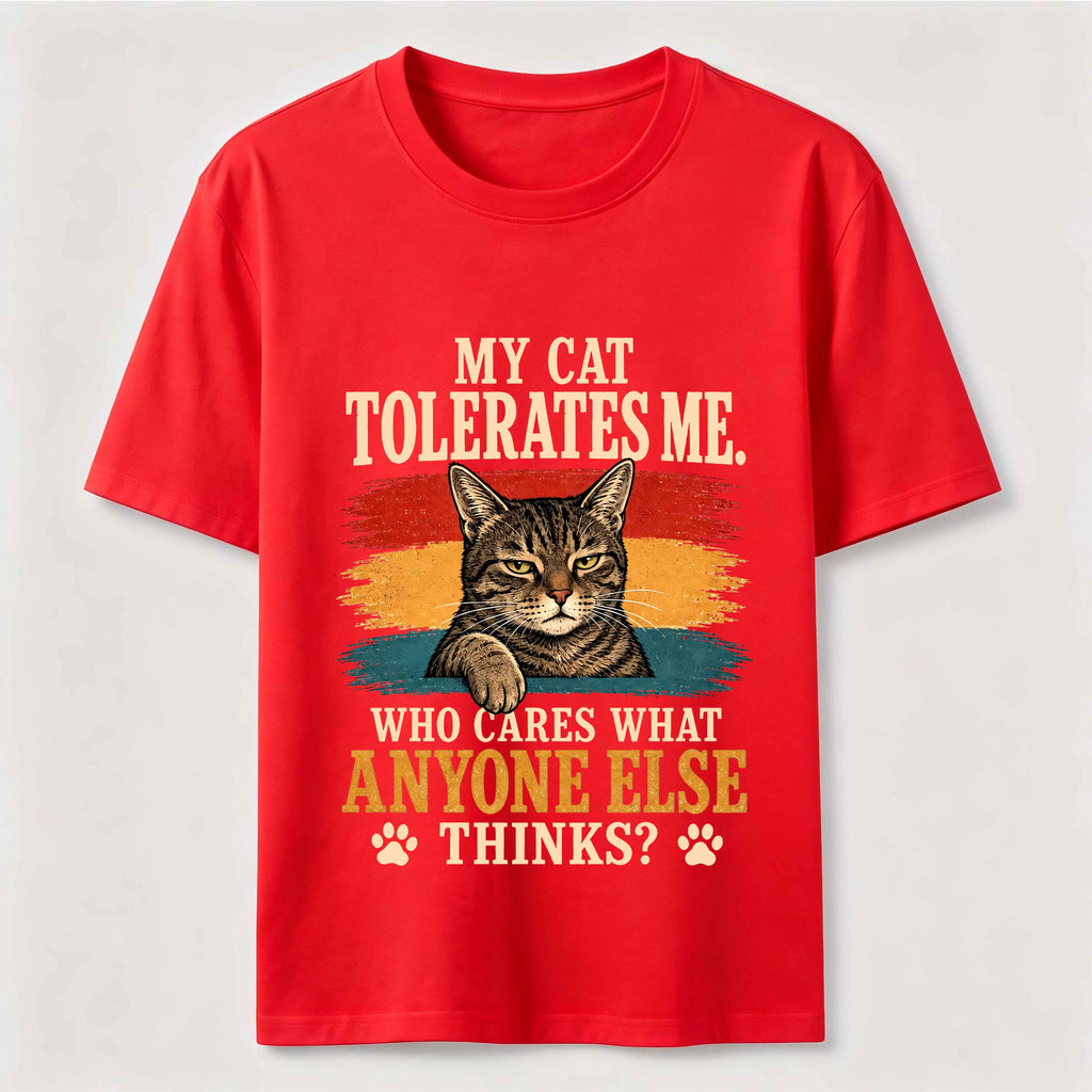 Cat Approved Human Vintage Funny Cat Owner Tee