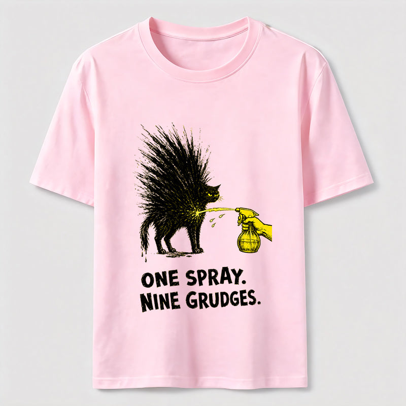 One Spray Nine Grudges Cat Tee