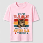 Cat Approved Human Vintage Funny Cat Owner Tee